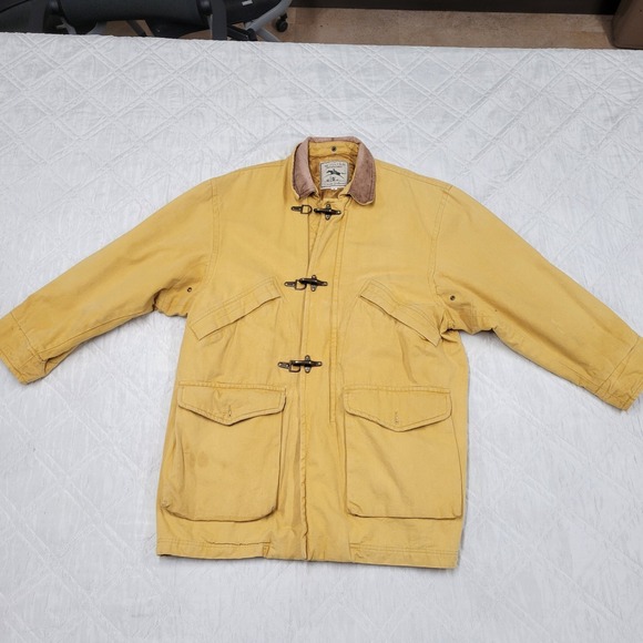 M. Julian Adventures Heavy Canvas well worn stained‎ coat M
